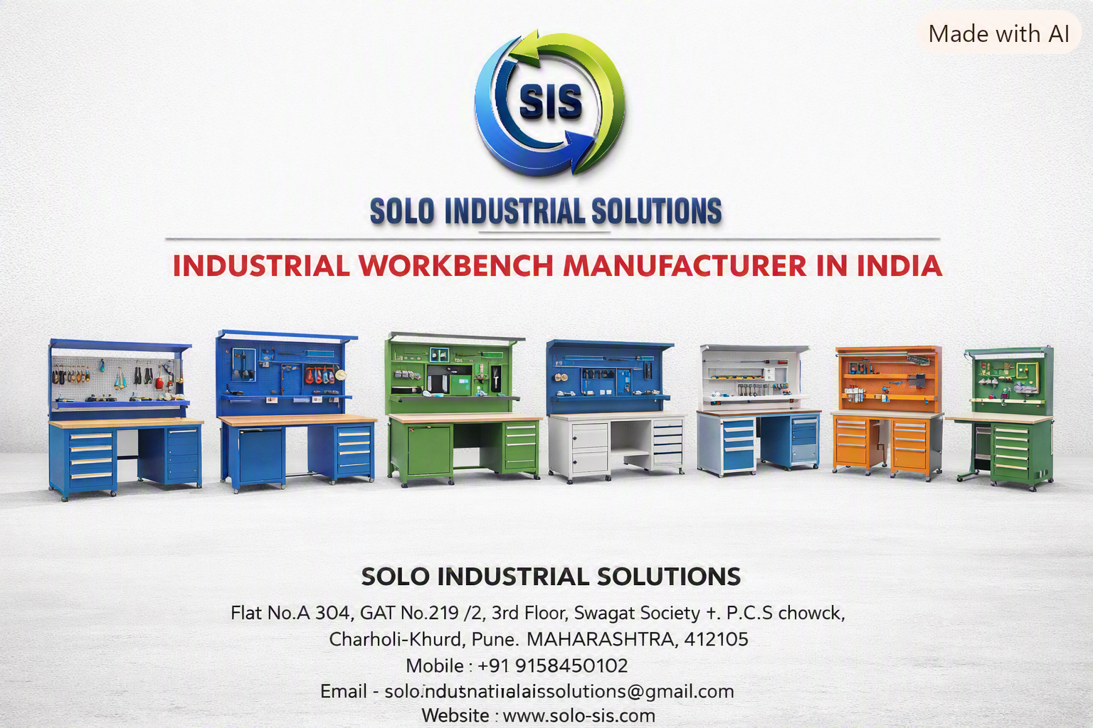Industrial Workbenches Manufacturer in India | Custom & Heavy-Duty Workbenches