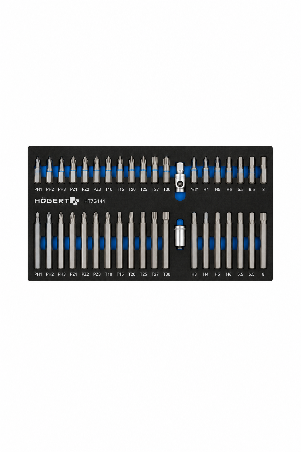 HOGERT HT7G124 Bit set, 40 pcs