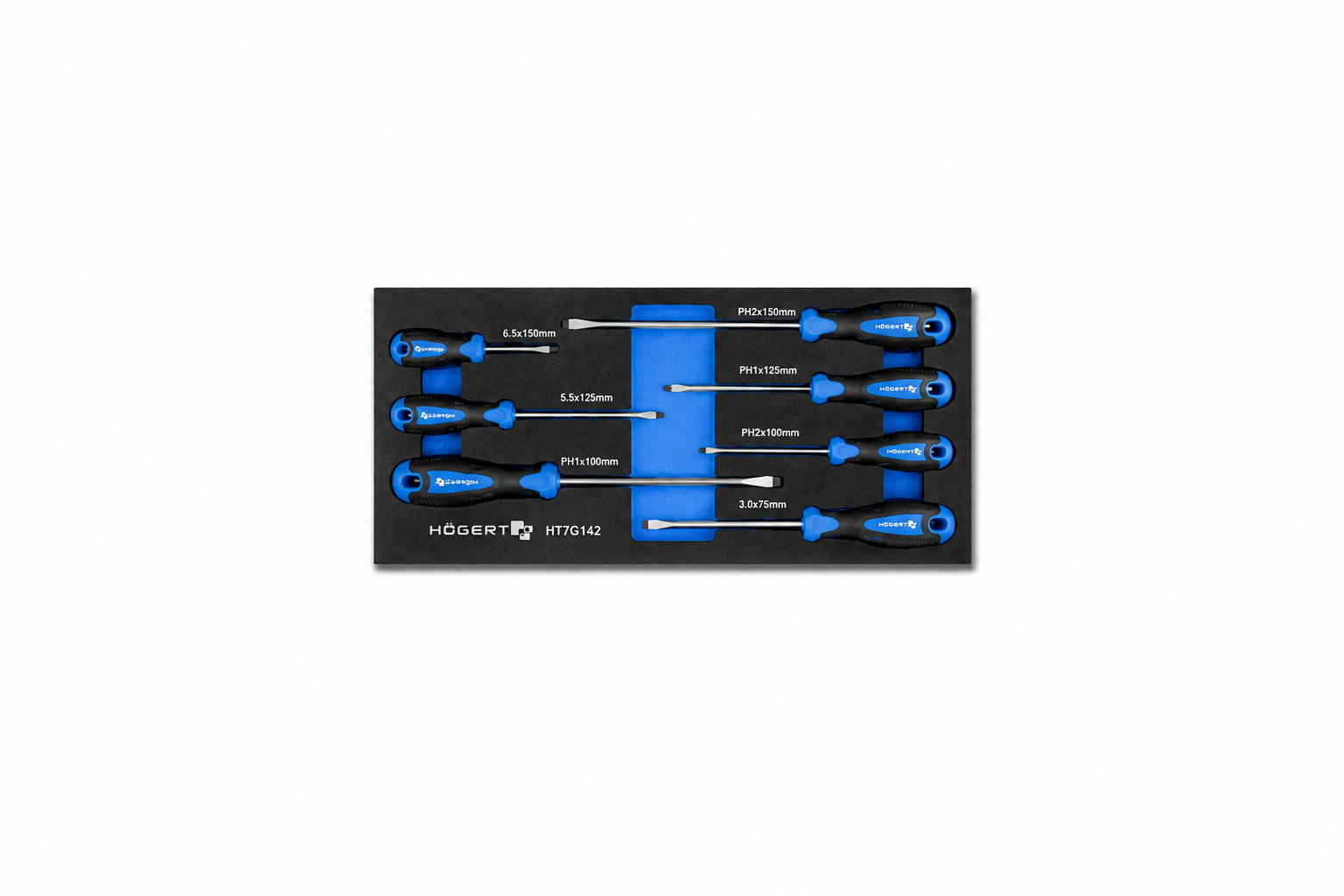 HOGERT HT7G132 Screwdrivers set, 7 pcs