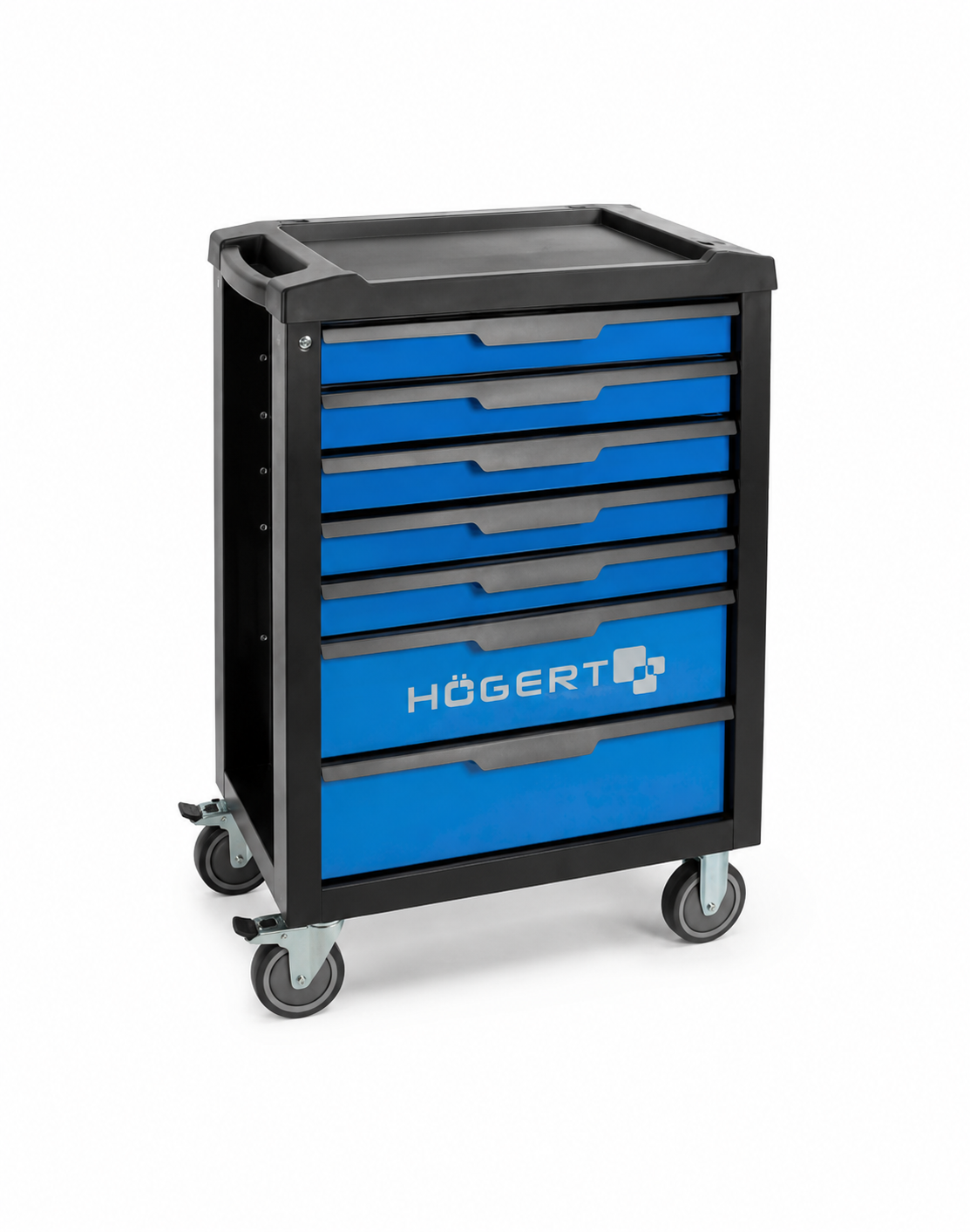 HOGERT HT7G048 Empty Trolley, 7 drawers