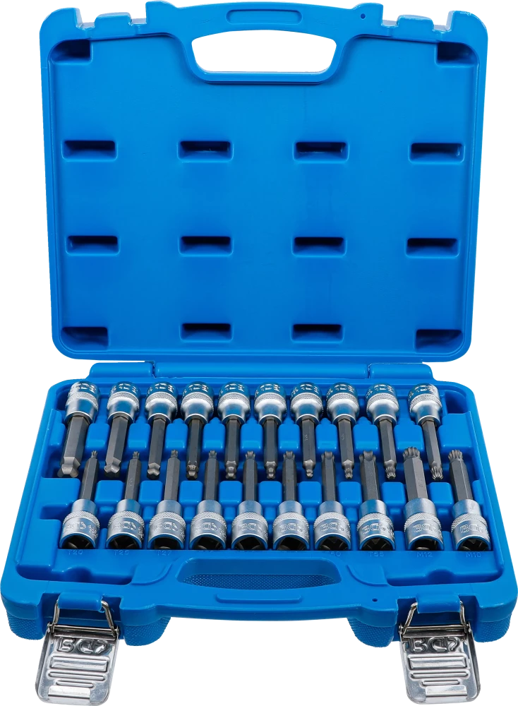 BGS Technic 5170 – 20-Piece 1/2" Ball-Head Bit Socket Set