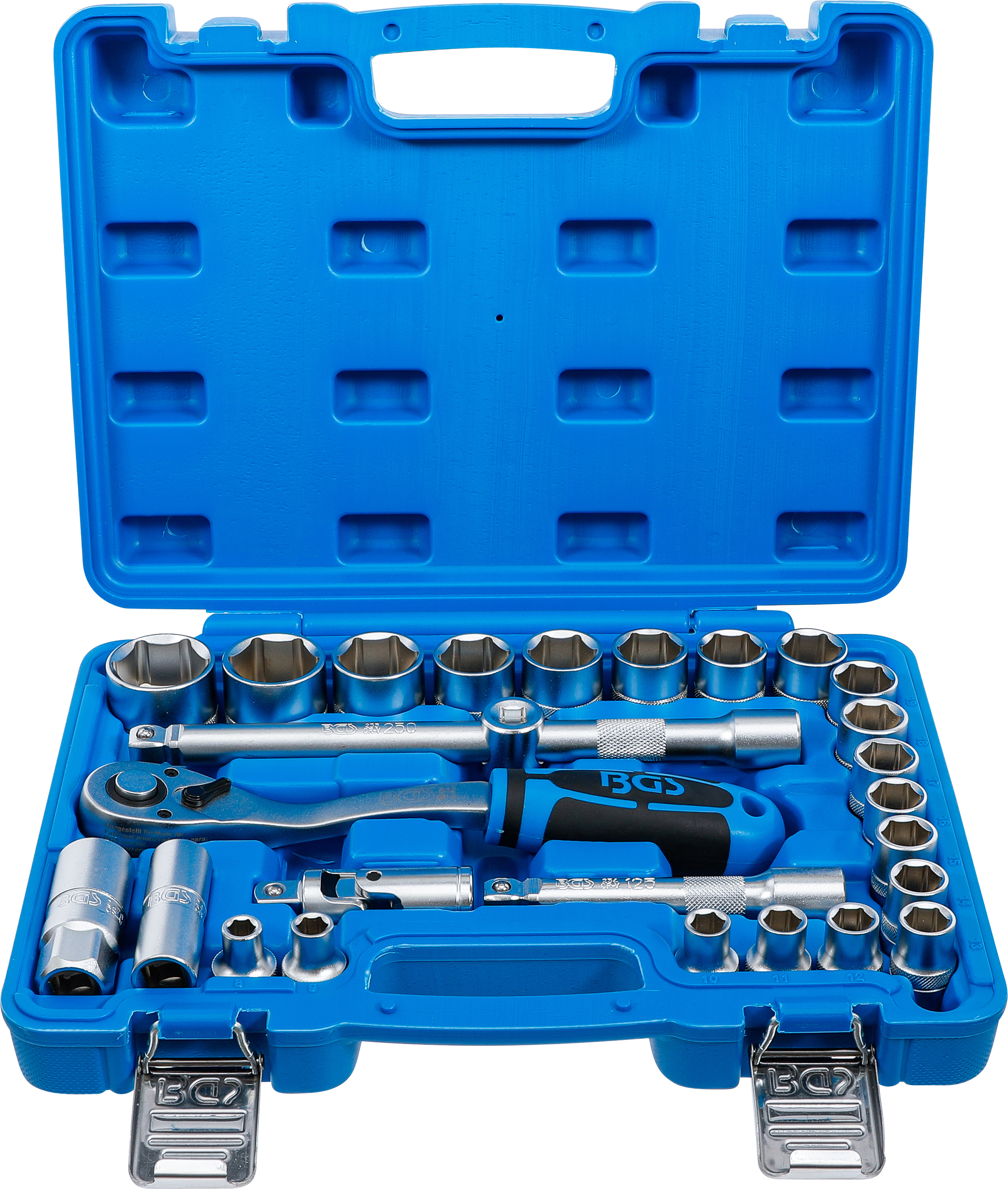 BGS Technic 2224 27-Piece 1/2 Inch Socket Set