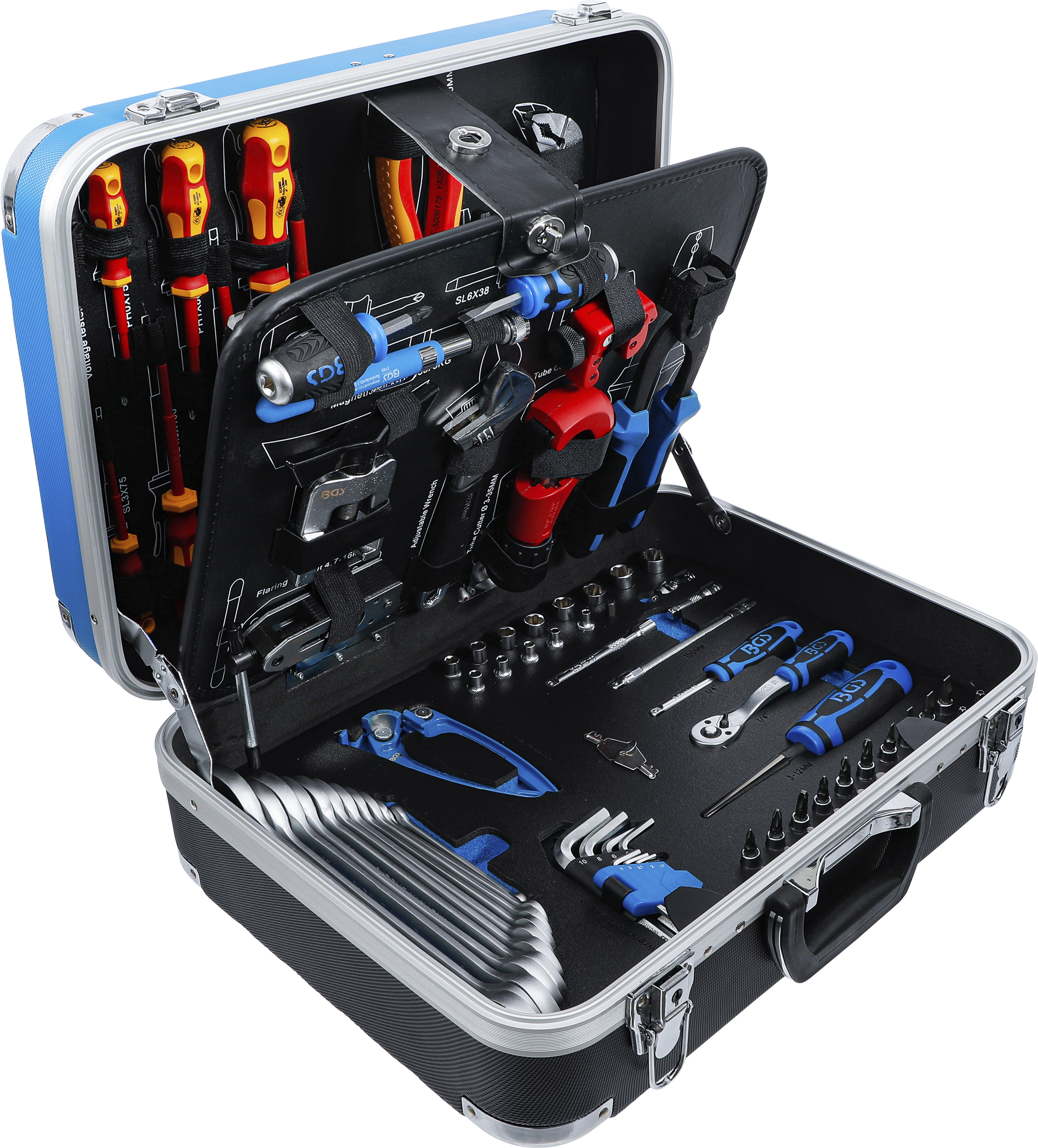 BGS Technic 15504 – 86-Piece Refrigeration & Air-Conditioning Tool Set