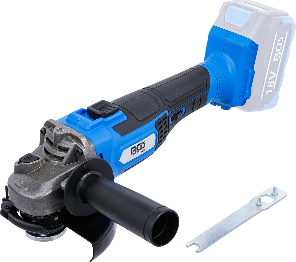BGS Technic 7377 18V Cordless Angle Grinder