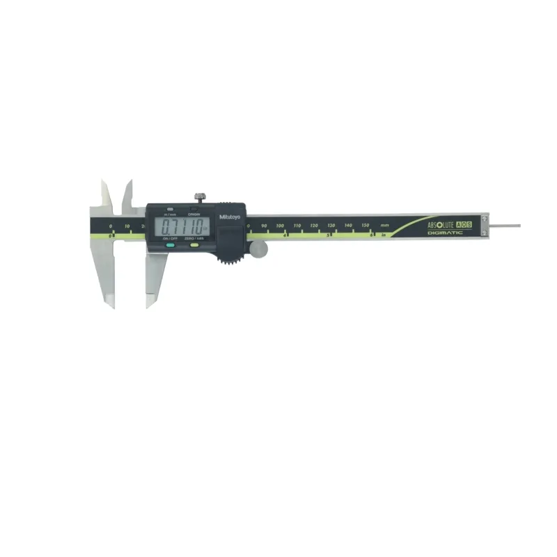 Mitutoyo 500-178-30 ABSOLUTE Digimatic Digital Caliper 150mm / 6" with SPC Output & Round Depth Bar