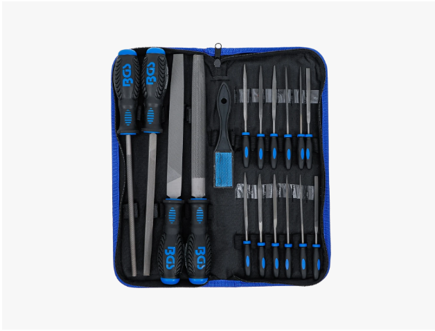 Machinist's Files and Needle File Set – 17 Pcs