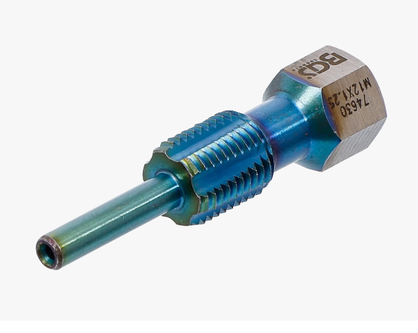 BGS Technic 74630 Thread Tap with Guide Bolt for Temperature Sensors M12 × 1.25