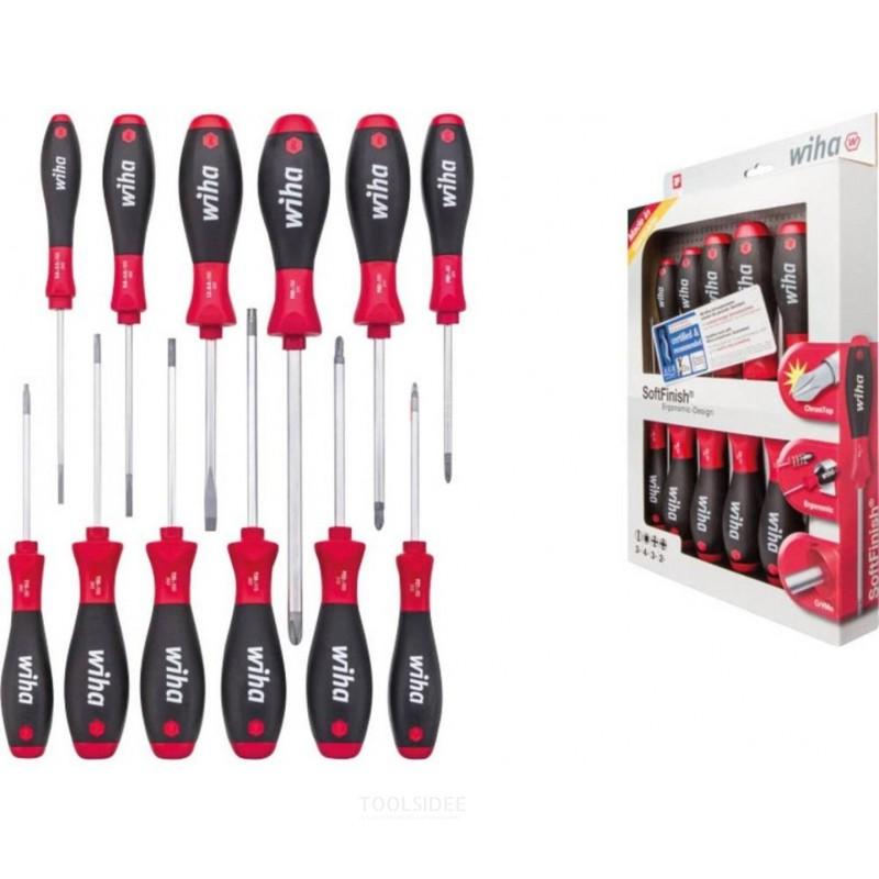Wiha 41002 SoftFinish 12-Piece Screwdriver Set