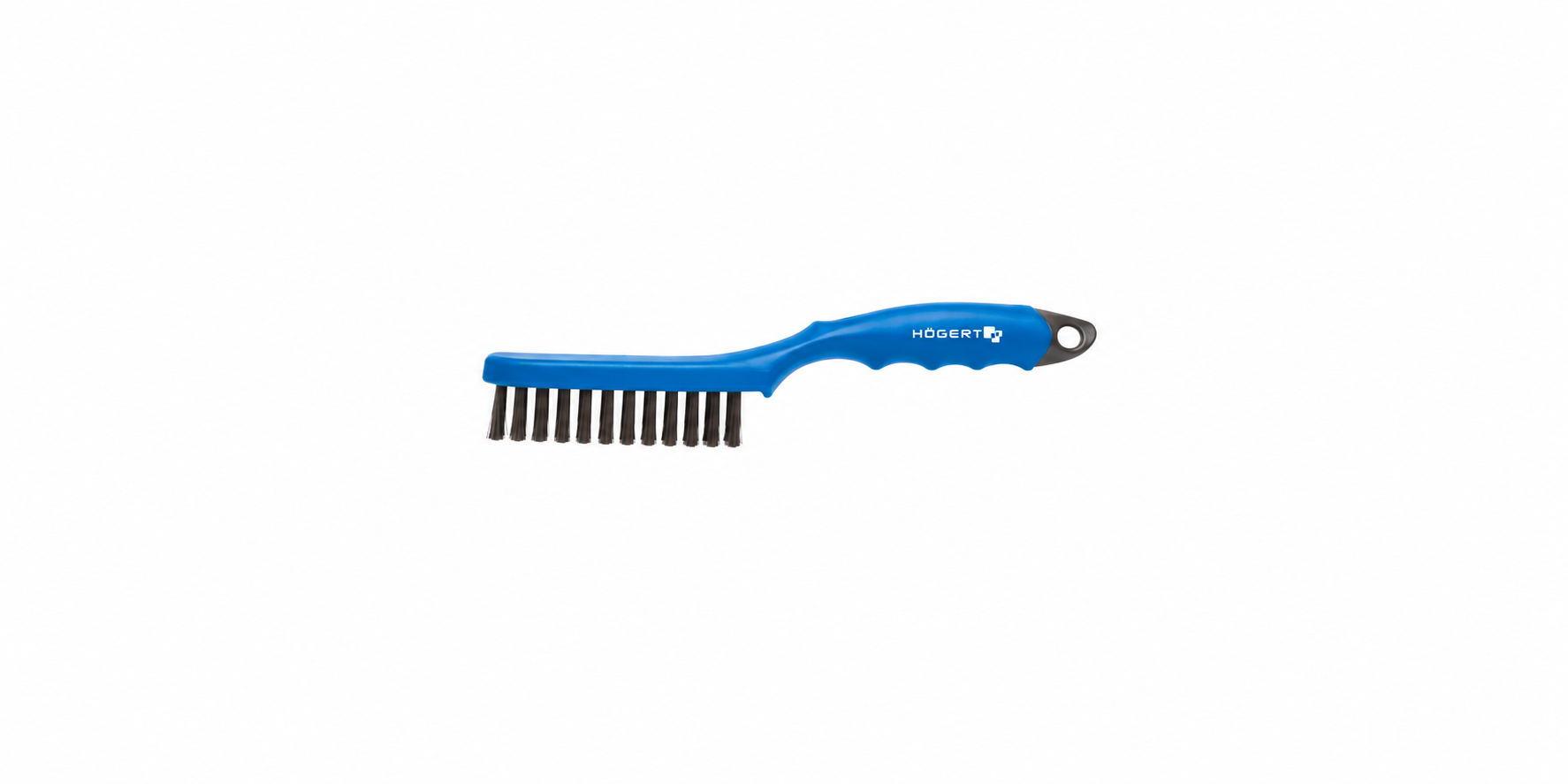 HOGERT HT3B621 Wire brush, four-row steel wire