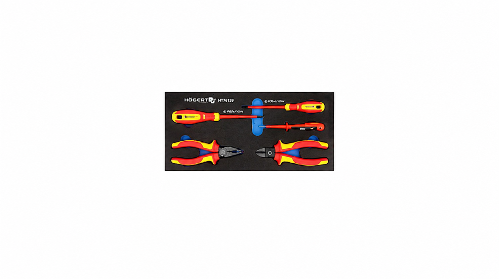 HOGERT HT7G139 VDE Tool set, 5 pcs