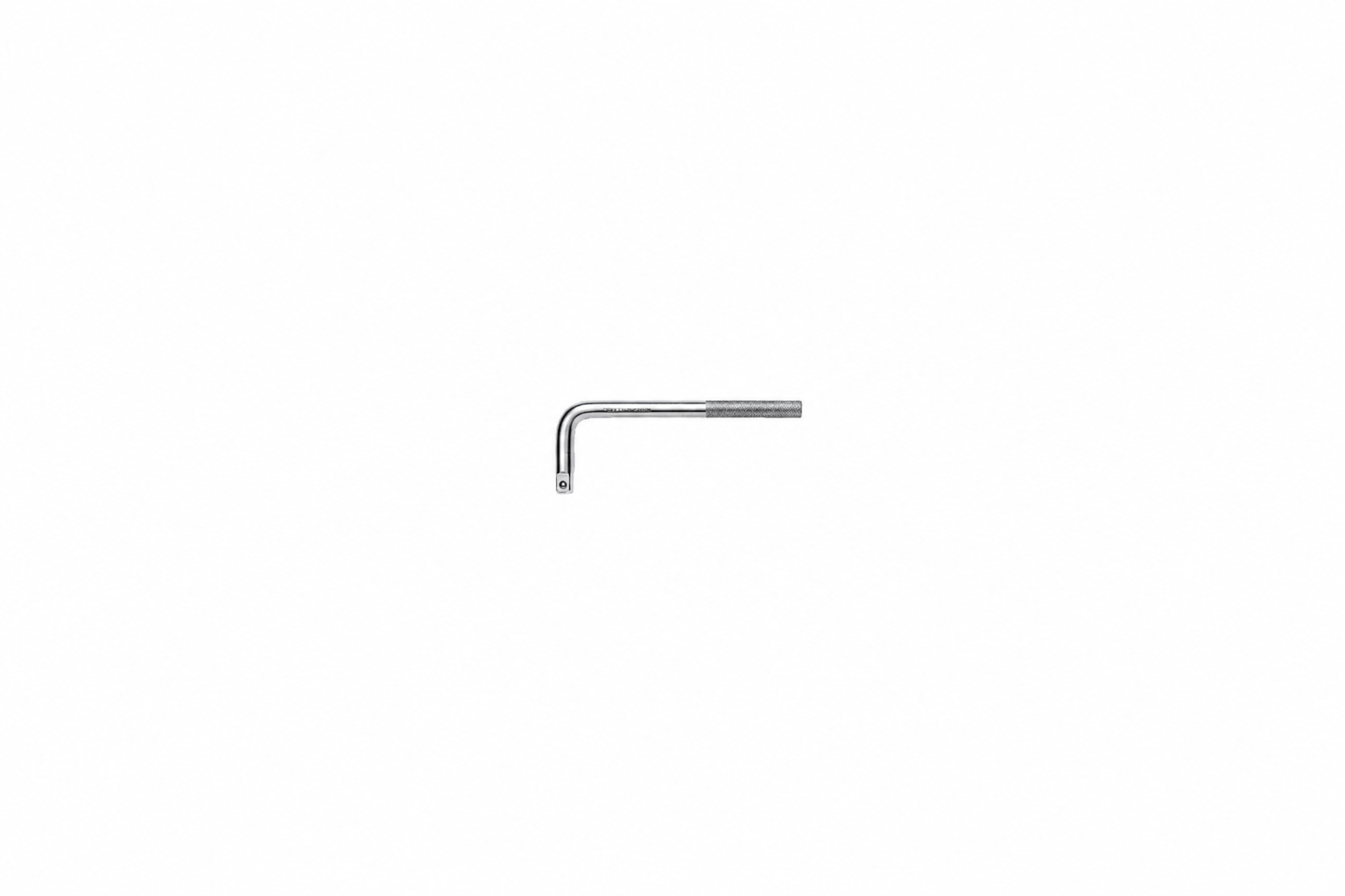 HOGERT HT1A792 1/2" socket L-shape extension handle wrench, 254 mm long, CrV