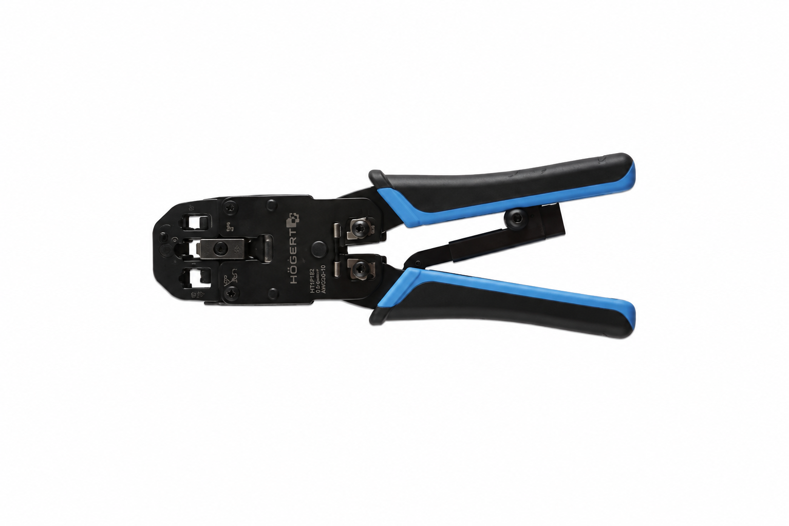 HOGERT HT1P170 Western plug crimping plier 4P, 6P, 8P