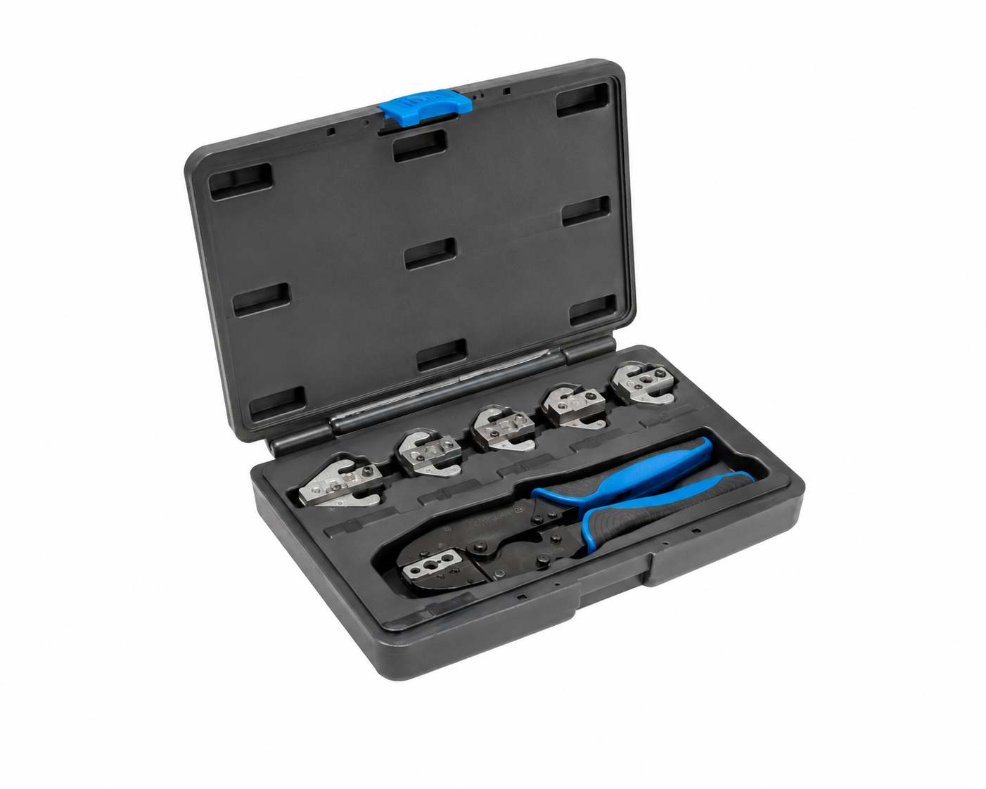 HOGERT HT1P176 Crimping plier interchangeable 6 piece