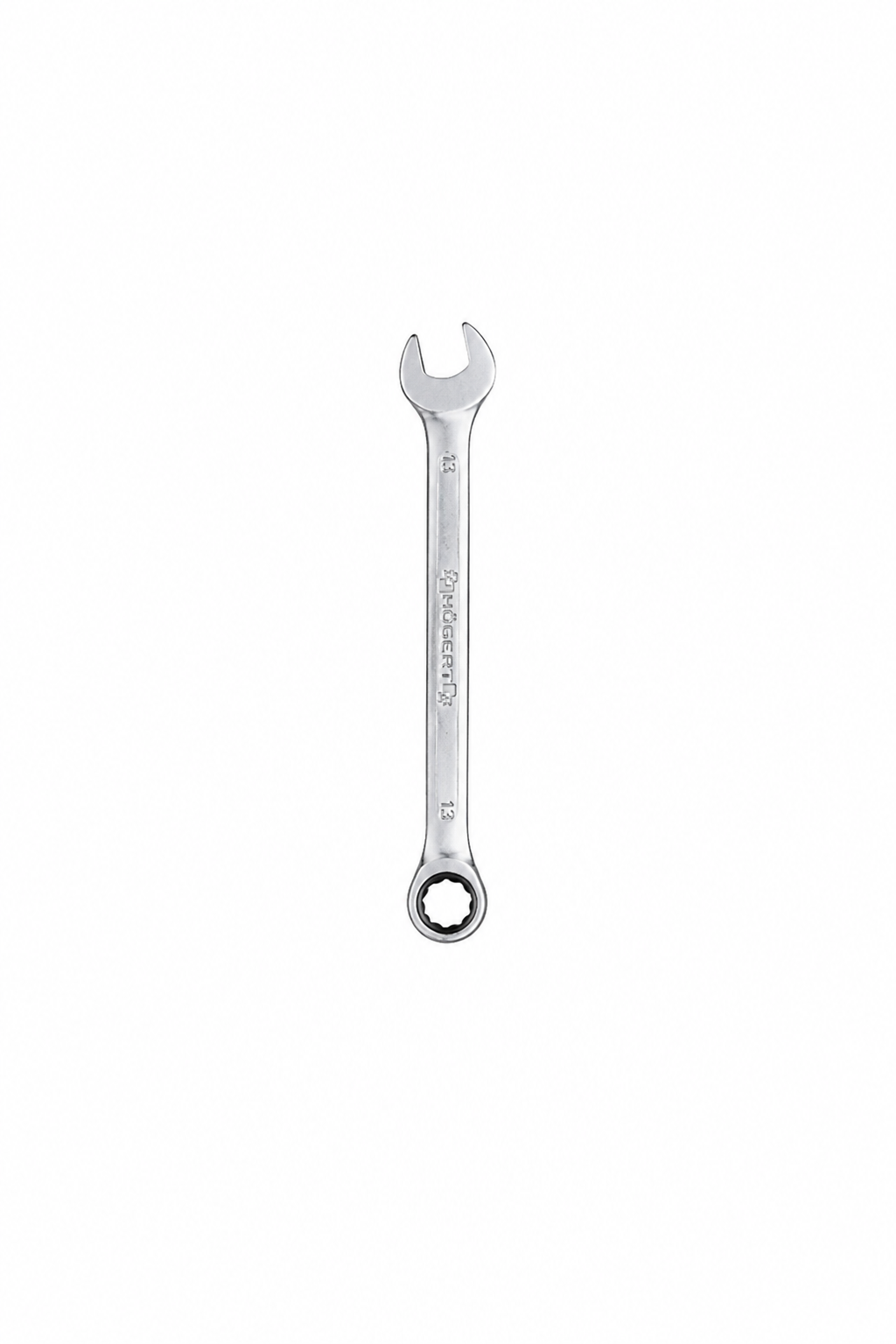 HOGERT HT1R048 Combination ratchet spanner with flex head, CrV steel, 8 mm, 72T◻◻