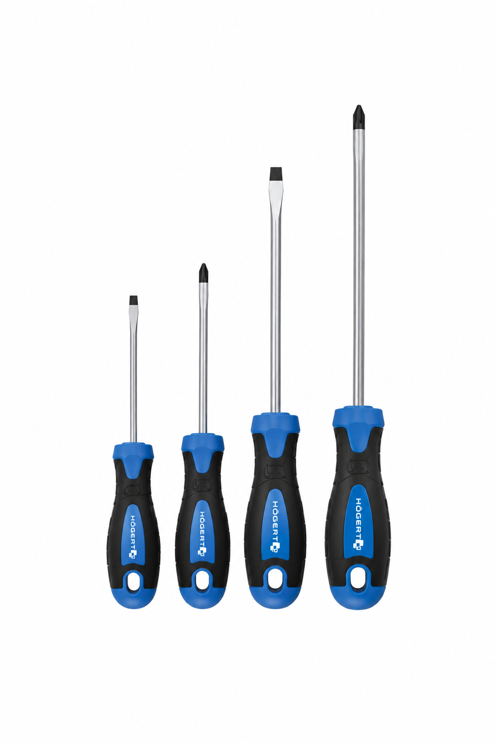 HOGERT HT1S094 4-piece screwdriver set, S2 steel