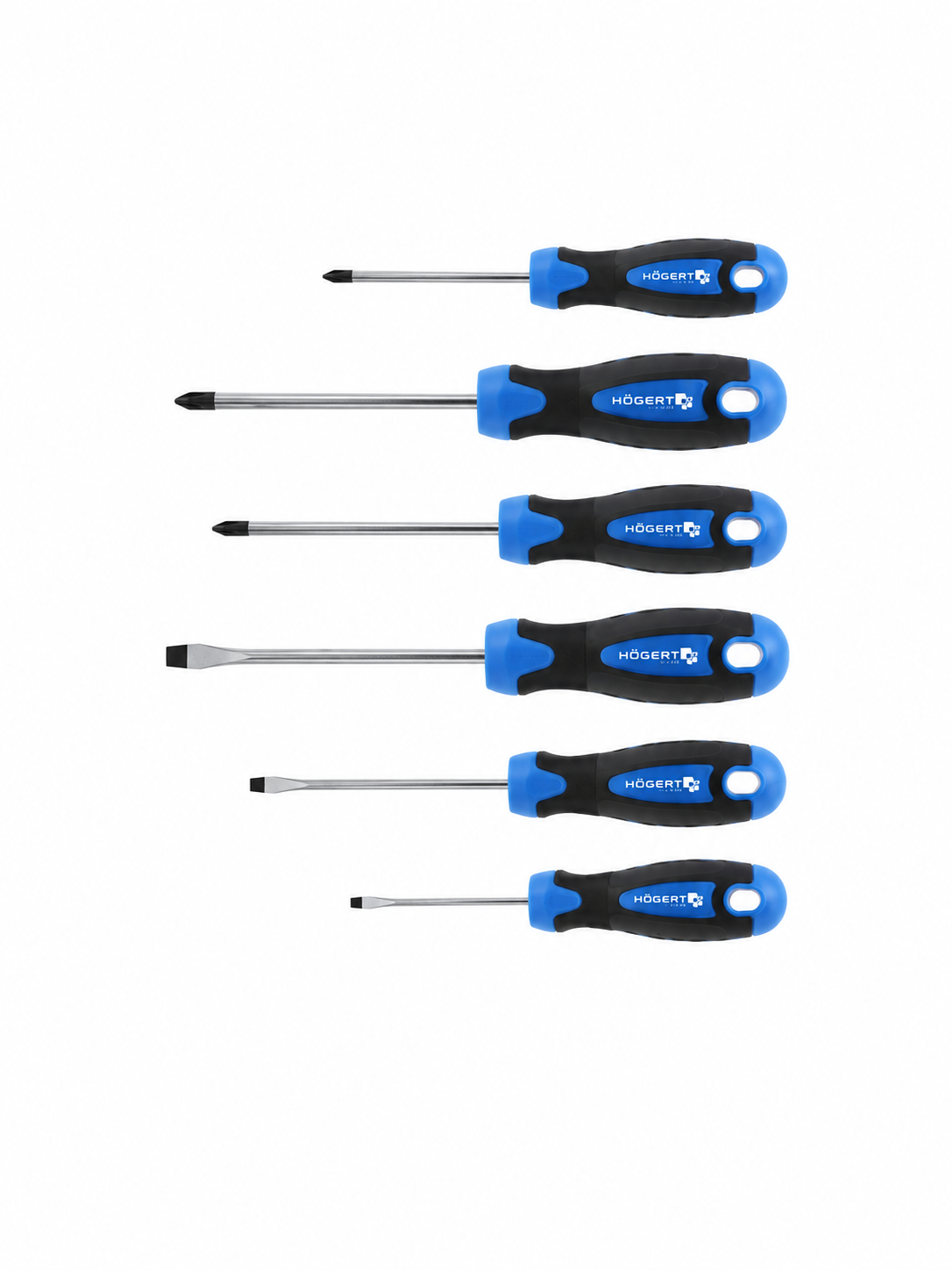 HOGERT HT1S095 Screwdriver set 6 pcs, steel S2