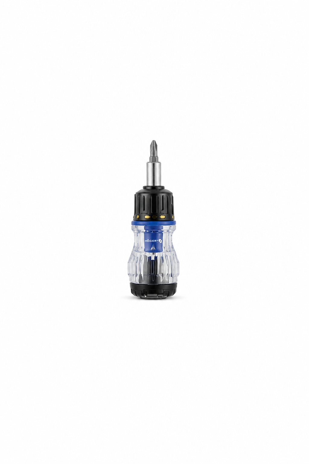 HOGERT HT1S214 Ratcheting multi-bit screwdriver