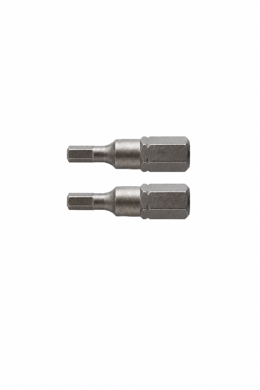 HOGERT HT1S359 Screwdriver bits, HEX3, HEX4 Mix 25 mm, S2 steel, slim, 2- piece blister