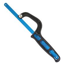 HOGERT HT3S274-D Mini hack saw frame with blade, hacksaw for metal 300 mm, cartoon display 12 pieces