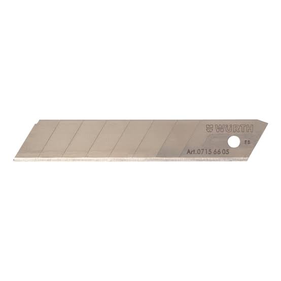 HOGERT HT4C662 Snap-off blades 18 mm, SK5 steel, 10- piece blister