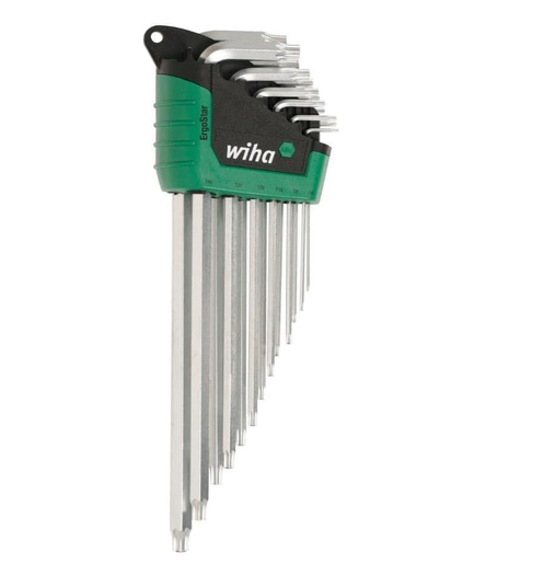 Wiha 36693 13-Piece Torx L-Key Set, T5–T45 with ErgoStar Holder